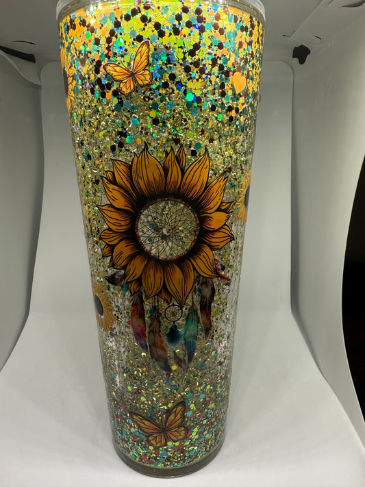 24oz Sunflower Snow Globe