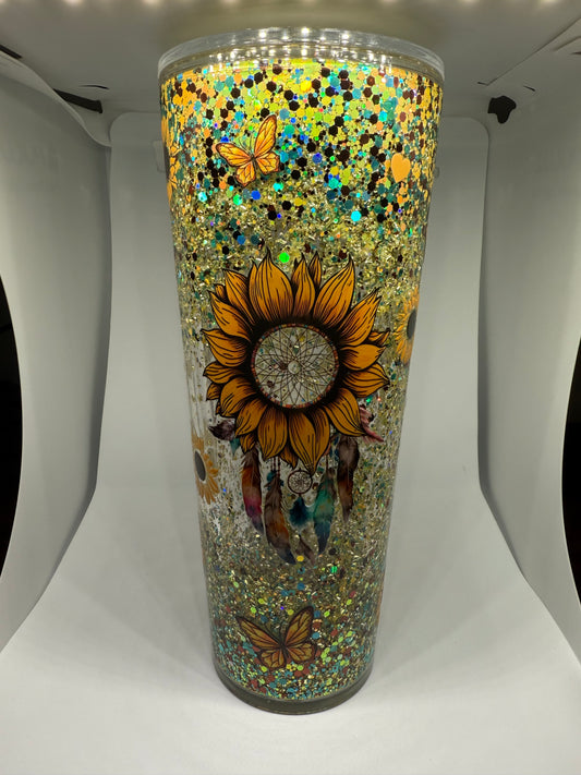 24oz Sunflower Snow Globe