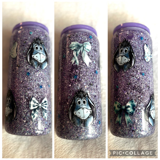 Purple Character 20oz Glass Snowglobe