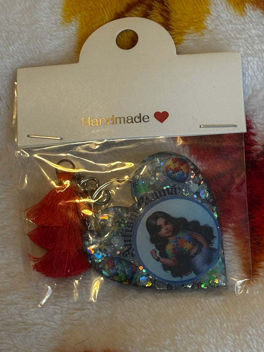 Autism Mama Keychain
