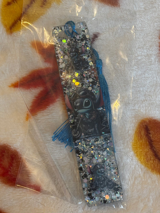 Blue Alien Bookmark