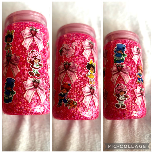 Strawberry Girl 16oz Acrylic  Snowglobe