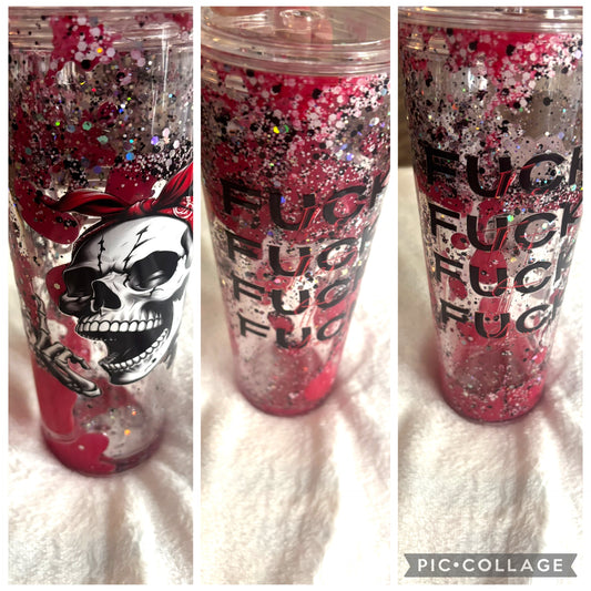 Spicy Skeleton 24oz Acrylic Lava Snowglobe